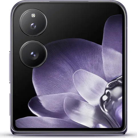 Xiaomi MIX Flip in Lavender, closed front view