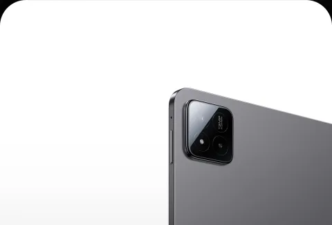 Xiaomi Pad 7 in Gray, back angle view