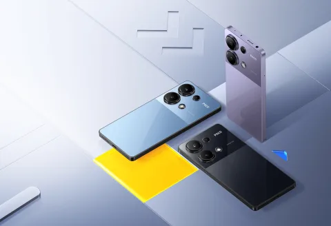 POCO M6 Pro colour lineup, back view