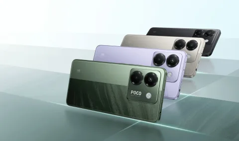POCO M7 Pro 5G colour lineup, back view