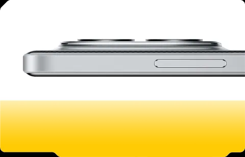 POCO M8 Pro side profile showing camera bump detail