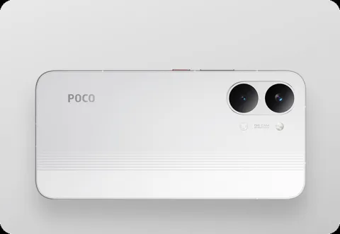 POCO X8 Pro Max top-down rear view