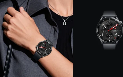 Xiaomi Watch S5 46mm in Black, worn on wrist and standalone